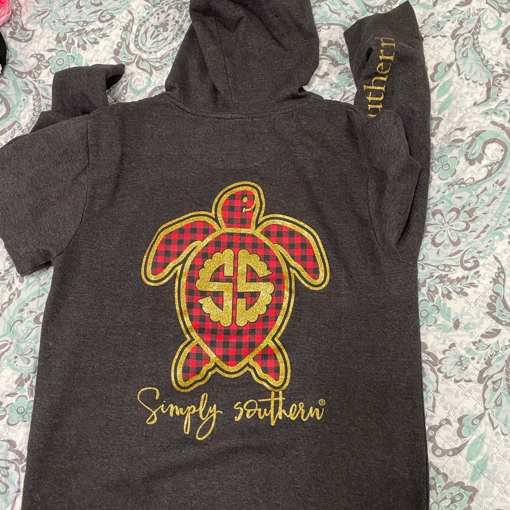 Simply Southern Turtle Hoodie black